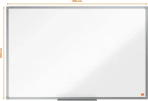 Nobo Essence whiteboard, emaille, magnetisch, 90 x 60 cm — detail 2
