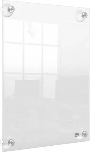 Nobo Premium Plus verplaatsbaar acryl informatiebord, wandgemonteerd, ft A4
