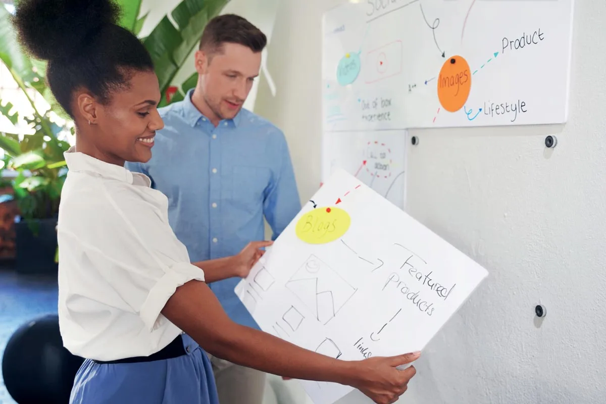 Nobo frameloos modulair whiteboard, staal, magnetisch, 65 x 45 cm — detail 7