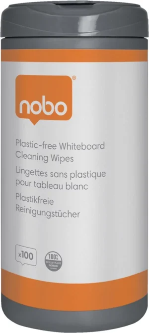 Nobo vochtige reinigingsdoekjes voor whiteboard, 100 stuks — toebehoren voor whiteboards