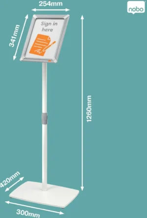 Nobo info vloerstandaard Premium Plus, ft A4 — detail 2