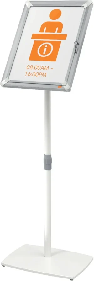 Nobo info vloerstandaard Premium Plus, afsluitbaar, ft A3