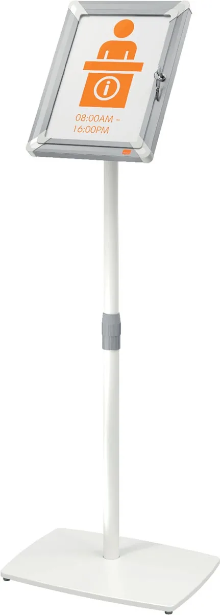 Nobo info vloerstandaard Premium Plus, afsluitbaar, ft A4