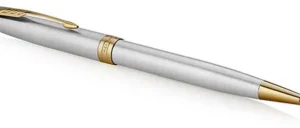 Parker Sonnet balpen, Stainless Steel GT, medium, in giftbox — detail 2
