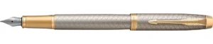 Parker IM Premium vulpen fijn, zilver GT