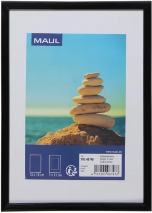 MAULart fotolijst, kunststof frame, ft 13 x 18 cm, zwart — fotokader