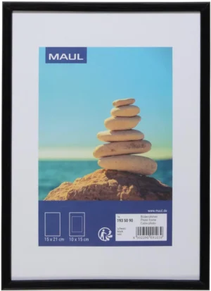 MAULart fotolijst, kunststof frame, ft 15 x 21 cm, zwart — fotokader