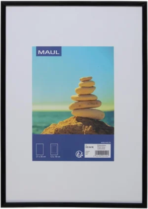 MAULart fotolijst, kunststof frame, ft 21 x 30 cm, zwart — fotokader