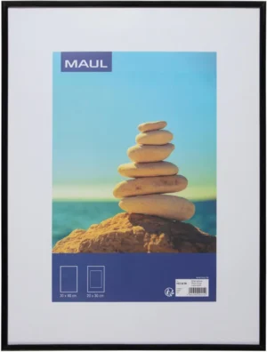 Zwarte Maul MAULart fotolijst van 30 x 40 cm met kunststof frame