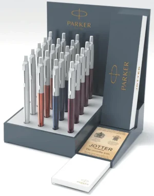 Parker Jotter balpen, display met 20 stuks in geassorteerde kleuren