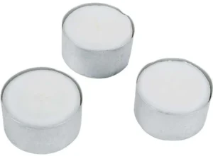 Cosy & Trendy theelichtjes 8H, wit, pak van 50 stuks — cateringtoebehoren
