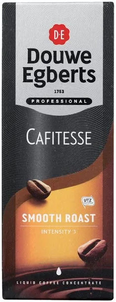 Pak Douwe Egberts Cafitesse Smooth Roast vloeibaar koffieconcentraat van 1,25 liter