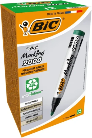 Bic permanent marker 2000-2300 groen, schrijfbreedte 1,7 mm, ronde punt — detail 2