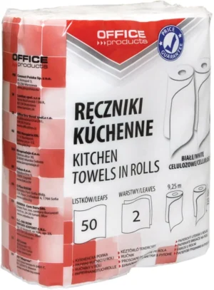 OFFICE products keukenpapier, 2 laags, 50 vellen, pak van 2 rollen — cateringtoebehoren
