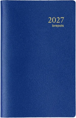 Brepols agenda Delta Genova 6-talig, blauw, 2027 — zakagenda 2027