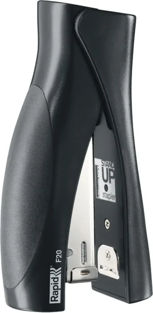 Rapid Fashion Ultimate StandUp nietmachine F20, niet 20 vel, voor nietjes 24/6 en 26/6, zwart