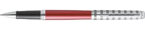 Waterman roller Hémisphère Deluxe Red met palladium detail