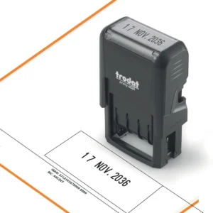 Trodat datumstempel printy 4820, nederlands — detail 2