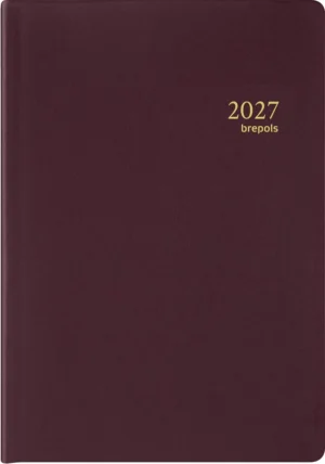Brepols agenda Armada Seta 4-talig, bordeaux, 2027 — zakagenda 2027