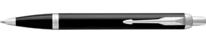 Parker IM balpen Matte Black CT, blauwe inkt