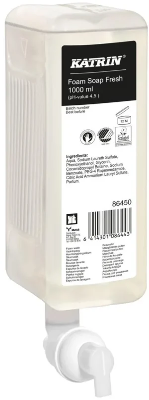 Katrin schuimzeep Fresh, flacon van 1000 ml — zeepdispenser