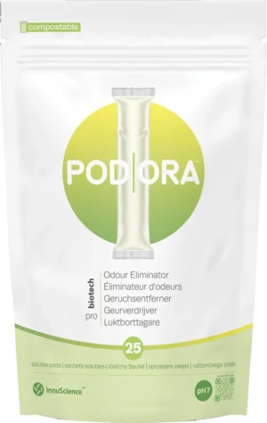 PodOra geurverdrijver pods, pak van 25 stuks — reinigingsproduct