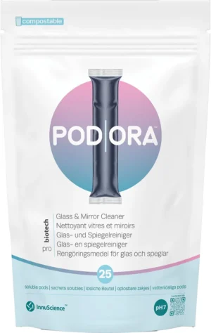 PodOra glasreiniger pods, pak van 25 stuks — reinigingsproduct