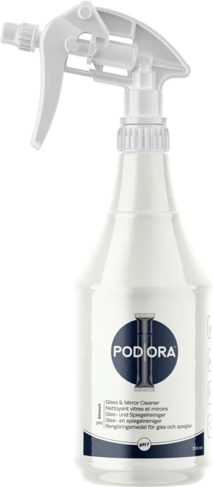 PodOra glasreiniger sprayfles — reinigingsproduct