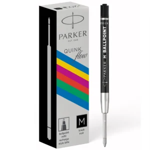Parker ECO balpen navulling, medium, zwart, 20 stuks — balpenvulling