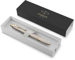 Parker IM Monochrome balpen Champagne, medium, giftbox — detail 2