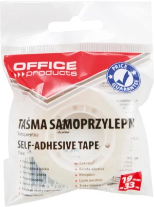 OFFICE products plakband, 19 mm x 33 m, transparant — transparante plakband