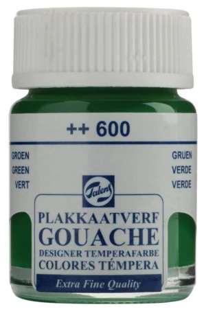 Flacon Talens plakkaatverf Extra Fijn van 16 ml in de kleur groen