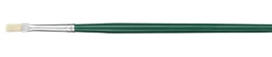 Talens olie- en acrylverfpenseel 220 nr. 4 met groen gelakte steel en aluminium huls