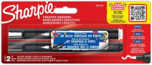 Sharpie paintmarker, blister van 2 stuks, assorti — paint markers
