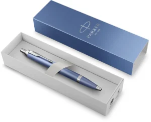 Parker IM Rituals balpen, blauw CT, medium, giftbox — detail 2