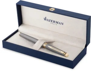 Waterman Hémisphère Metalic roller, fijn, grijs GT, giftbox — detail 2