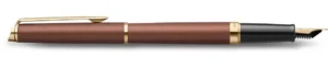 Waterman Hémisphère Metalic vulpen, medium, koperrood GT, giftbox