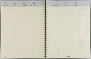 Brepols schoolagenda A4 Polyprop, zwart, 2026-2027 — detail 2