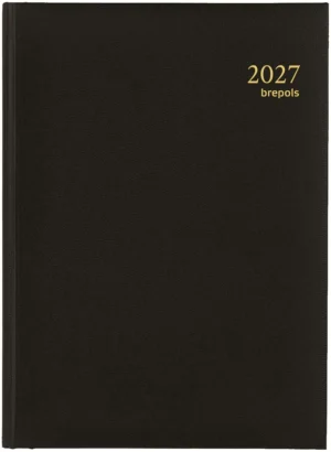 Brepols Euro Lima, zwart, 2027 — kantooragenda 2027