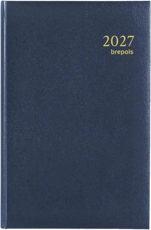 Brepols Saturnus Lima, blauw, 2027 — kantooragenda 2027