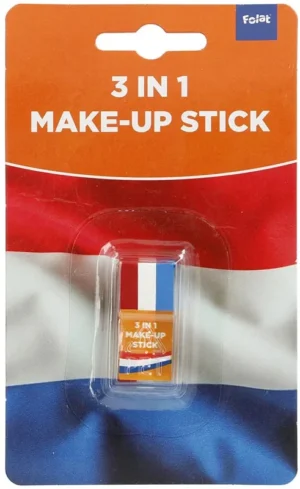 Oranje schminkstick, rood-wit-blauw — feestartikel