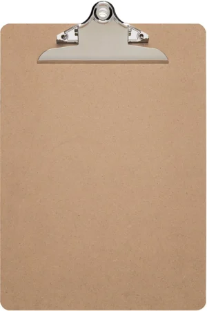 MAUL klemplaat Classic, hardboard karton, A4 staand, bruin
