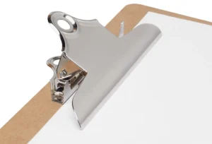 MAUL klemplaat Classic, hardboard karton, A3 staand, bruin — detail 2