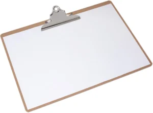 MAUL klemplaat Classic, hardboard karton, A3 liggend, bruin — detail 2