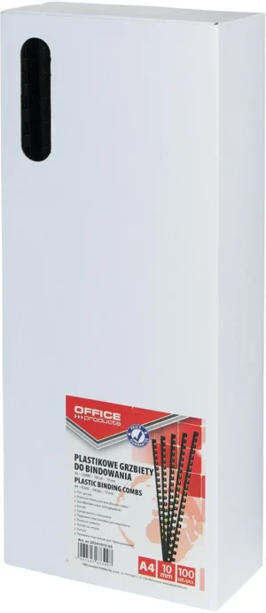 OFFICE products bindruggen, pak van 100 stuks, 10 mm, zwart — detail 2