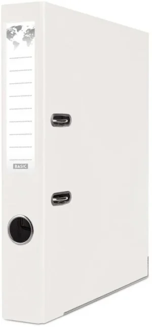 Witte OFFICE products ordner voor A4 met PP-uitvoering en rug van 5 cm