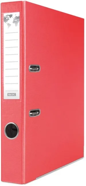 Rode OFFICE products ordner voor A4 van PP met hefboommechanisme en rug van 5 cm