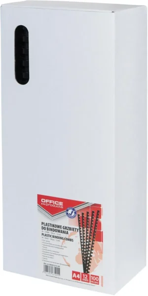 OFFICE products bindruggen, pak van 100 stuks, 12 mm, zwart — detail 2