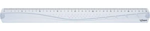 Maped lat Geometric 40 cm, transparant — latten uit kunststof