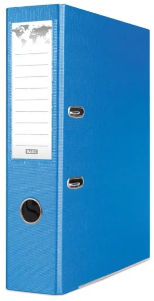 Blauwe OFFICE products ordner voor A4 van PP met hefboommechanisme en rug van 7,5 cm
